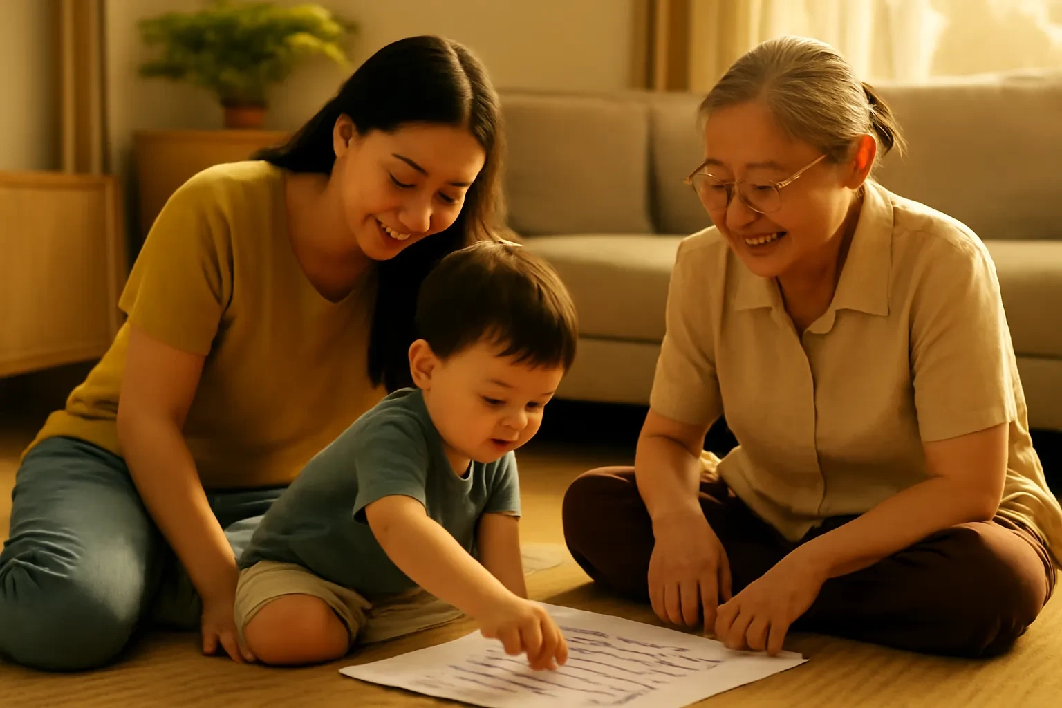 Caro in the Family: A Simple Game That Brings Grandparents, Parents and Children to One Table