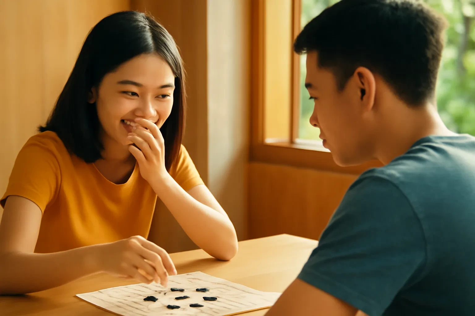 Hidden Double Threats in Gomoku: Building Two Attacks So the Opponent Sees Only One